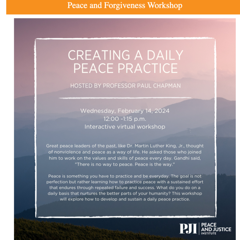 Daily Peace Practice with Paul Chapman